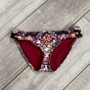 Becca red bikini bottom